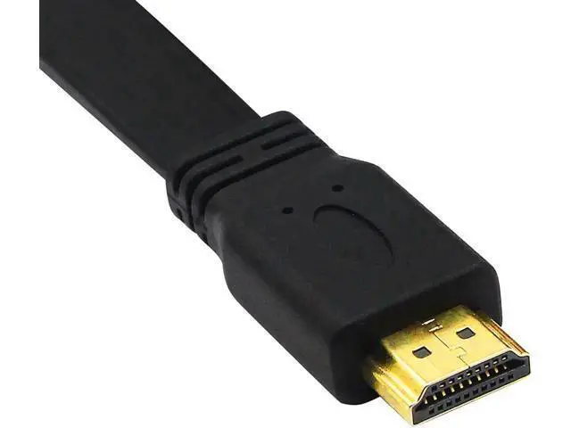 Alt view image 7 of 7 - Lemeng 1FT Flat Slim Down 90 Degree HDMI Type A Male to Male High Speed Cable