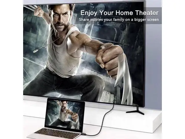 Alt view image 5 of 7 - 6.6FT USB 3.0 to HDMI Male Converter Cable, 1080P Audio Video Display Cord Compatible with Windows 7/8/8.1/10
