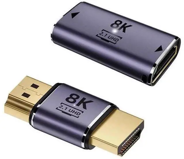 Main image of 8K HDMI Coupler Set, Male to Male & Female to Female HDMI Extender Adapter Supports 8K@60Hz 4K@120Hz for HDTV