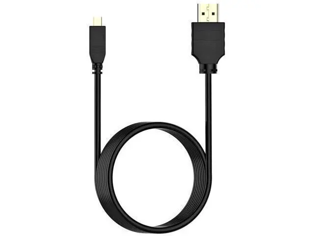 Alt view image 2 of 6 - 3.3FT Micro HDMI to HDMI Cable, 4K High Speed Cord Supports ARC Ethernet 3D, Compatible with GoPro Raspberry Pi Camera Laptop