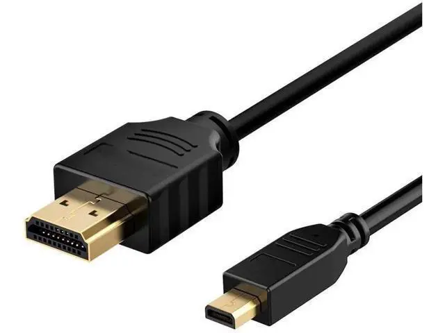 Alt view image 3 of 6 - 3.3FT Micro HDMI to HDMI Cable, 4K High Speed Cord Supports ARC Ethernet 3D, Compatible with GoPro Raspberry Pi Camera Laptop