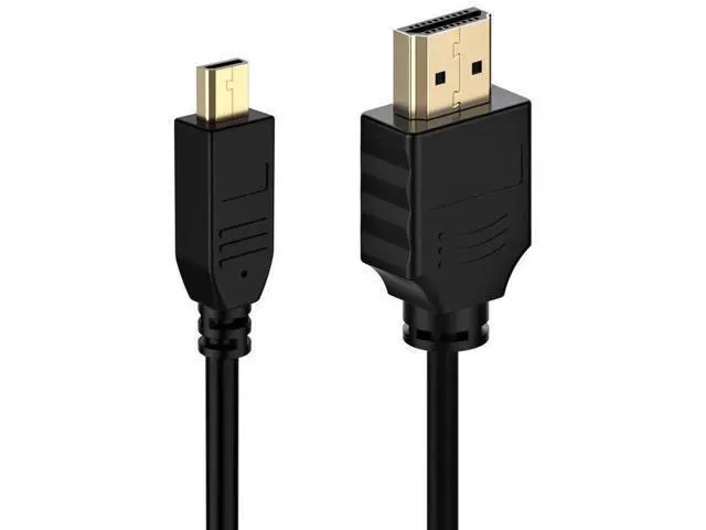 Alt view image 4 of 6 - 3.3FT Micro HDMI to HDMI Cable, 4K High Speed Cord Supports ARC Ethernet 3D, Compatible with GoPro Raspberry Pi Camera Laptop