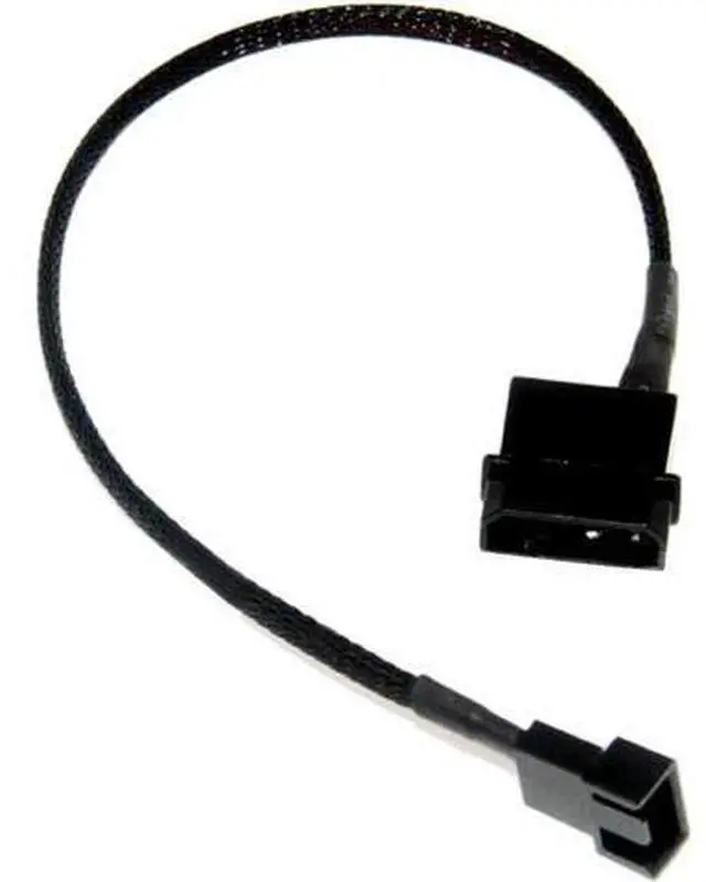 Main image of 2 Pack Molex to 3Pin Fan Power Adapter Cable, 12V PC Case Fan Connector