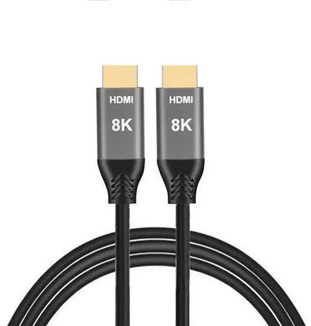 Alt view image 4 of 7 - 100cm HDMI 2.1 Male to Male Cable, 48Gbps, Supports 8K@60Hz, 4K@120Hz & Ethernet