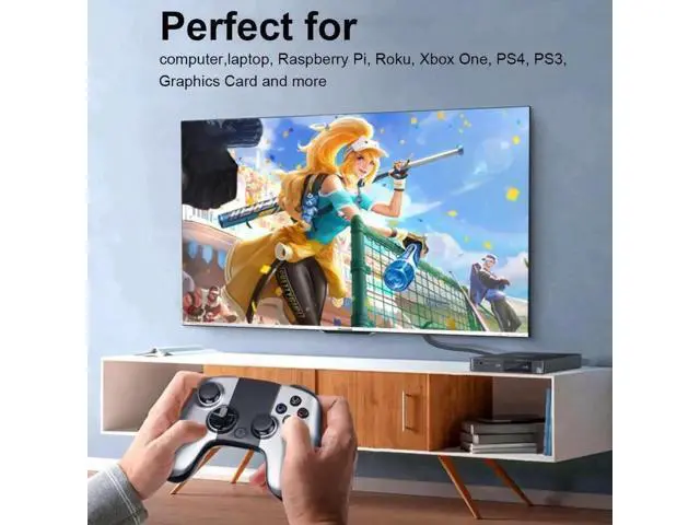Alt view image 3 of 7 - 1FT Bi-Directional HDMI Male to DVI-I 24+5 Female Short Cable, 1080P Supported