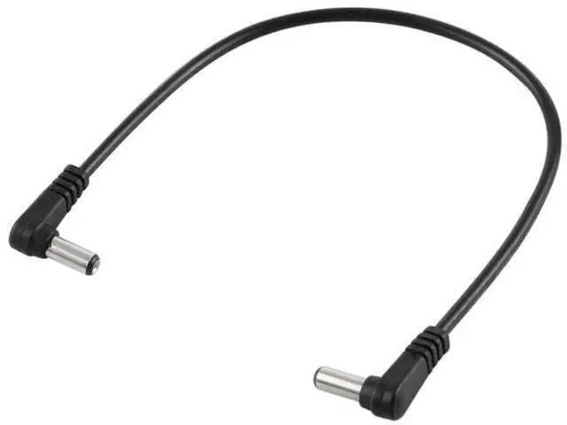 Alt view image 3 of 3 - 30cm 5A 5.5x2.1mm Elbow DC Male to Male Power Cable, 12-24V DC Cord
