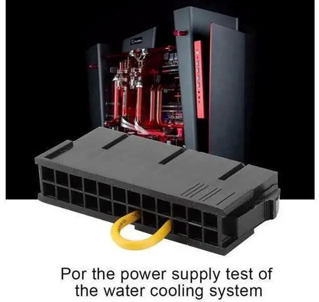 Alt view image 3 of 7 - 24-Pin ATX PSU Jumper Bridge Tool, 20+4 Pin Power Starter Connector for Mining Rigs
