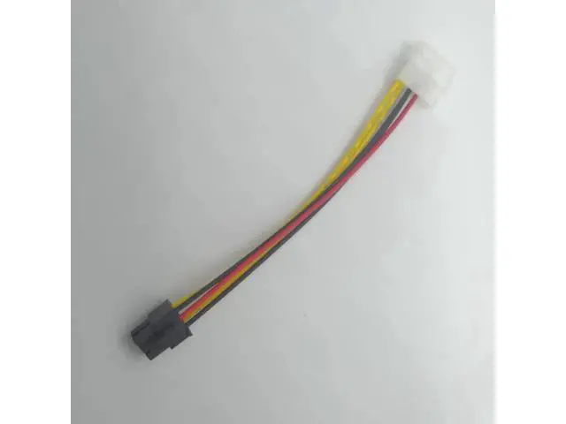 Alt view image 2 of 4 - 18cm IDE to 6Pin PCIe Power Adapter Cable, IDE Connector Extension Cord for Graphics Card