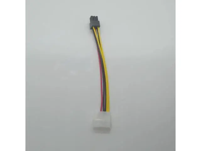 Alt view image 3 of 4 - 18cm IDE to 6Pin PCIe Power Adapter Cable, IDE Connector Extension Cord for Graphics Card