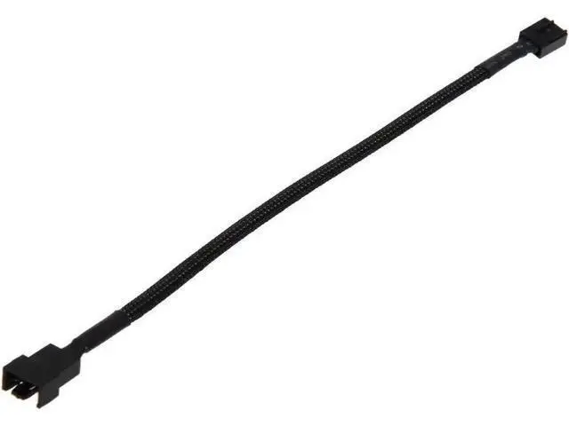 Alt view image 3 of 4 - 5 Pack 25cm Braided Molex TX4 4Pin to PWM Fan Extension Cable, 4Pin Molex Power to 2Pin/3Pin/4Pin Case Cooling Fan Adapter Cord