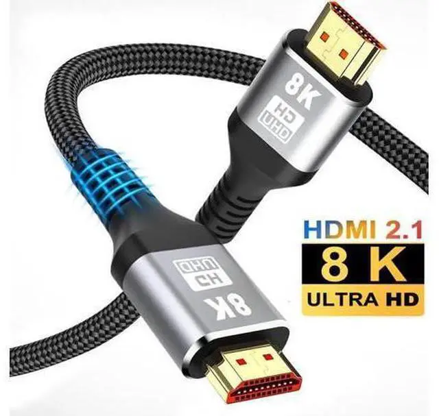 Main image of 3.3FT Black Ultra High Speed HDMI Cable, 48Gbps Bandwidth Supports 8K@60Hz