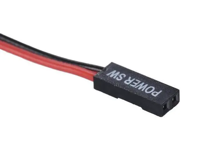 Alt view image 2 of 6 - 3 Pack 2-Pin SW PC Power Switch Cable, ATX Desktop On/Off Push Button Wire, 50cm Length