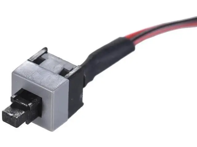 Alt view image 3 of 6 - 3 Pack 2-Pin SW PC Power Switch Cable, ATX Desktop On/Off Push Button Wire, 50cm Length