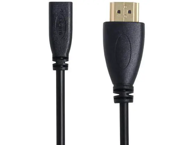 Alt view image 3 of 4 - 20cm Micro HDMI Female to HDMI Male Adapter Cable for Tablets & Smartphones