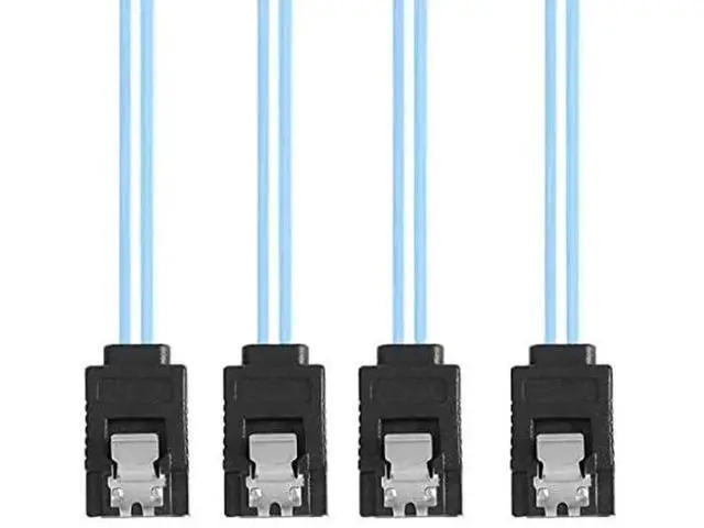 Alt view image 2 of 7 - 50cm Internal Mini SAS SFF-8087 to 4×SATA 7Pin Hard Drive Cable, 6Gbps Server RAID Data Cable