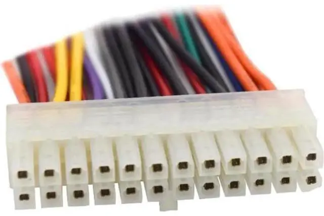 Alt view image 3 of 5 - 8 Inches ATX 24Pin Male to Female Motherboard Power Extension Cable