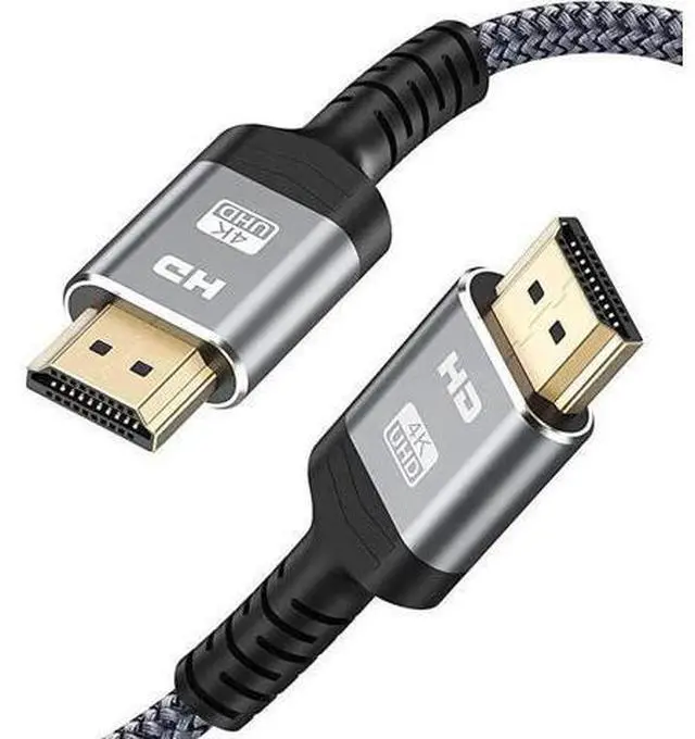 Main image of 3.3FT/1M Nylon Braided HDMI 2.0 High Speed Cable, 18Gbps Supports 4K@60Hz HDR 2160P 1080P 3D HDCP2.2 ARC Ethernet for PS3 PS4 Monitor Projector