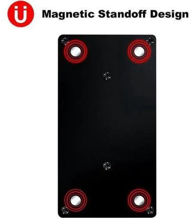 Alt view image 6 of 7 - 5V 3Pin ARGB 11-Port Hub with Magnetic Base & PMMA Shell, SATA Powered RGB Splitter with 1.64FT Extension Cable for LED Strips, Fans & Coolers