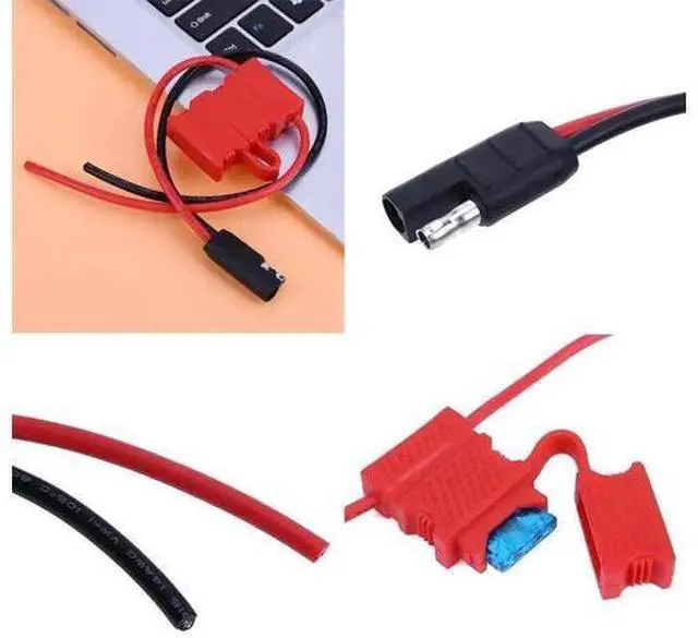 Main image of 3cm Short Power Cable with Fuse Box, DC 12V Heavy Duty Power Cord for Motorola GM300/M120/SM50/SM120 Mobile Radio
