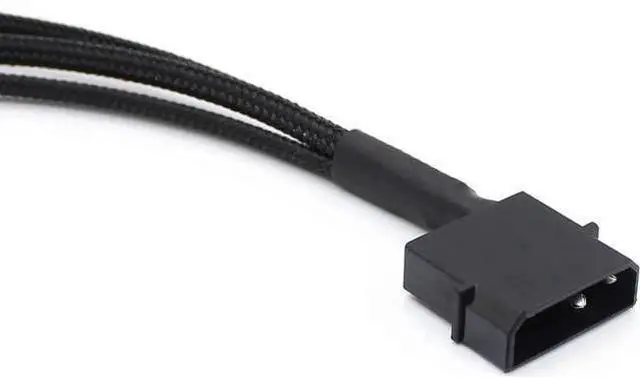 Alt view image 2 of 6 - 2 Pack 10 Inch Molex to Triple 3Pin/4Pin PC Case Fan Splitter Power Adapter Cable
