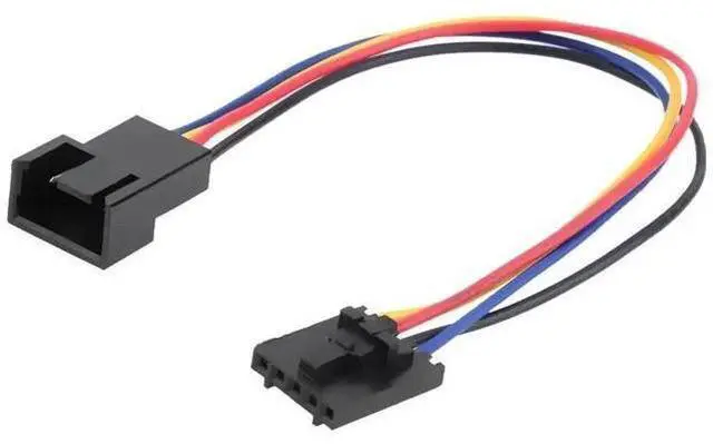 Main image of 5Pin to 4Pin Fan Adapter Extension Cable, PC Cooling Fan Connector Converter Cord
