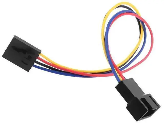 Alt view image 2 of 3 - 5Pin to 4Pin Fan Adapter Extension Cable, PC Cooling Fan Connector Converter Cord
