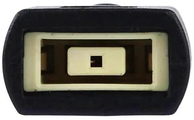 Alt view image 2 of 5 - Black DC 5.5×2.5mm Male to Large Square Female Power Plug Adapter Connector