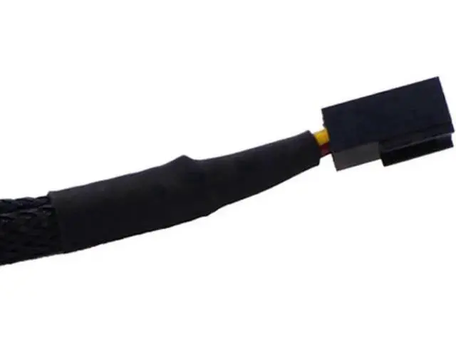 Alt view image 2 of 4 - 10 Inches Braided Sleeved 3-Pin Fan Y-Splitter Cable, 1-to-2 PC Case/CPU Fan Splitter Adapter for Motherboard