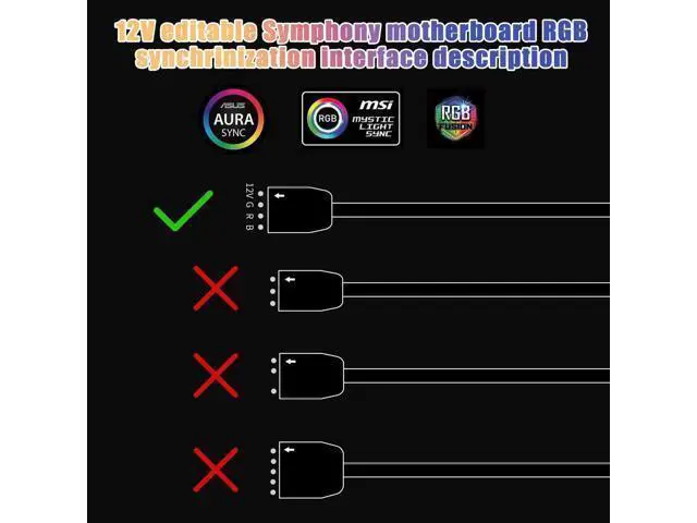 Alt view image 6 of 6 - 1 to 10 4Pin RGB LED Y-Splitter Cable with 50CM Extension Wire, 12V RGB Strip Connector for 5050 3528 LED Strips