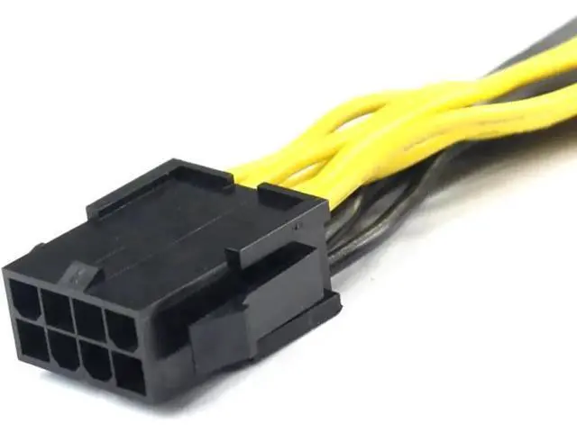 Alt view image 2 of 6 - 6 Inches PCIe 6 Pin to Dual 8Pin GPU Power Splitter Cable, Mining Graphics Card PCI Express Power Adapter Cord