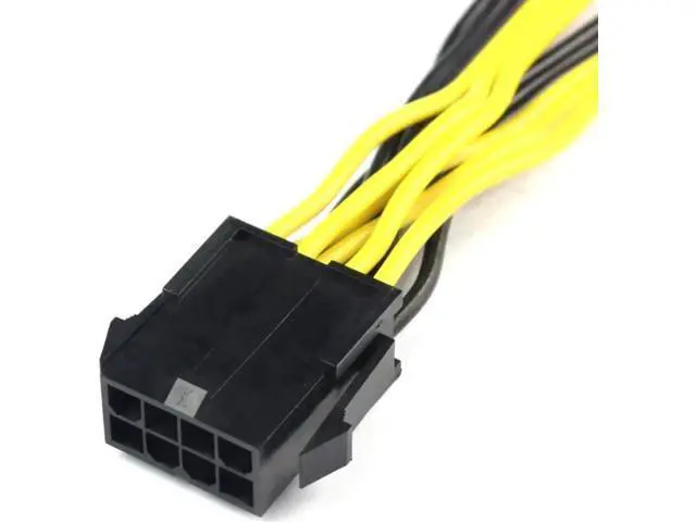 Alt view image 3 of 6 - 6 Inches PCIe 6 Pin to Dual 8Pin GPU Power Splitter Cable, Mining Graphics Card PCI Express Power Adapter Cord