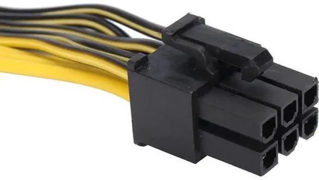 Alt view image 4 of 4 - 60CM+20CM PCIe 6Pin to 8Pin(6+2) Male to Male Power Splitter Cable for Mining