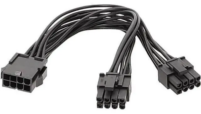 Main image of 20CM 8Pin to Dual 8Pin GPU Power Splitter Cable, PSU PCIe 8Pin Power Extension Cord for Graphics Card