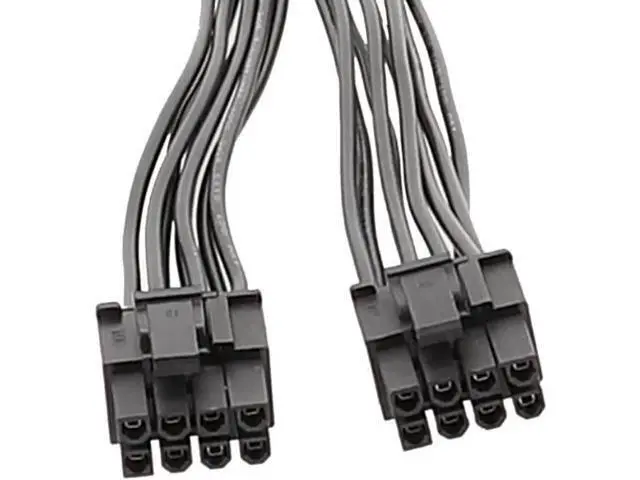 Alt view image 4 of 5 - 20CM 8Pin to Dual 8Pin GPU Power Splitter Cable, PSU PCIe 8Pin Power Extension Cord for Graphics Card