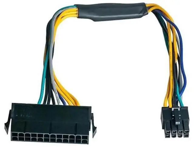 Main image of 12 Inch (30cm) 24Pin to 8Pin ATX PSU Power Adapter Cable, Fit Dell OptiPlex 3020 7020 9020 & Precision T1700
