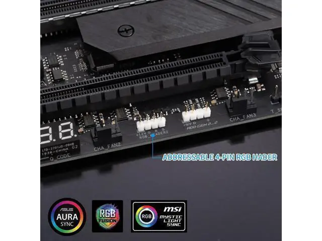 Alt view image 3 of 6 - 50CM 4Pin 12V RGB Splitter Cable, PWM RGB Adapter Cord for PC Case LED Lighting