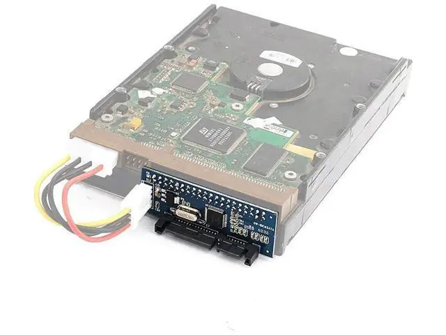 Alt view image 2 of 6 - 39 Pin IDE to SATA Adapter Card with Data & Power Cable, Convert 3.5" PATA IDE HDD to SATA Interface for Desktop PC