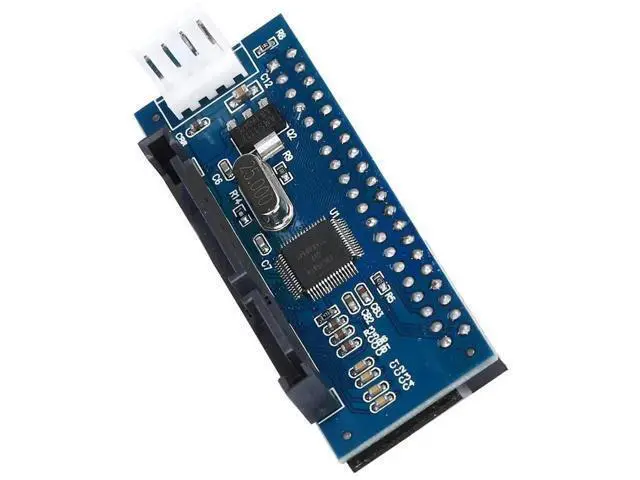 Alt view image 6 of 6 - 39 Pin IDE to SATA Adapter Card with Data & Power Cable, Convert 3.5" PATA IDE HDD to SATA Interface for Desktop PC