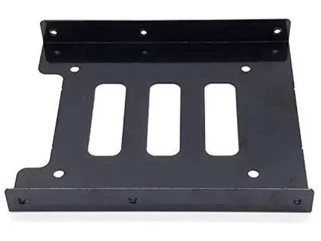 Alt view image 3 of 6 - Red Metal 2.5" to 3.5" HDD Mounting Bracket with SATA 3 Cable & 4Pin IDE to SATA Power Cord