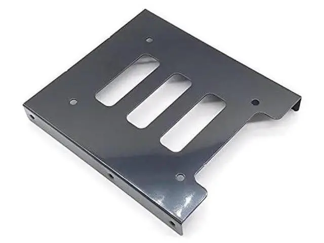 Alt view image 5 of 6 - Red Metal 2.5" to 3.5" HDD Mounting Bracket with SATA 3 Cable & 4Pin IDE to SATA Power Cord