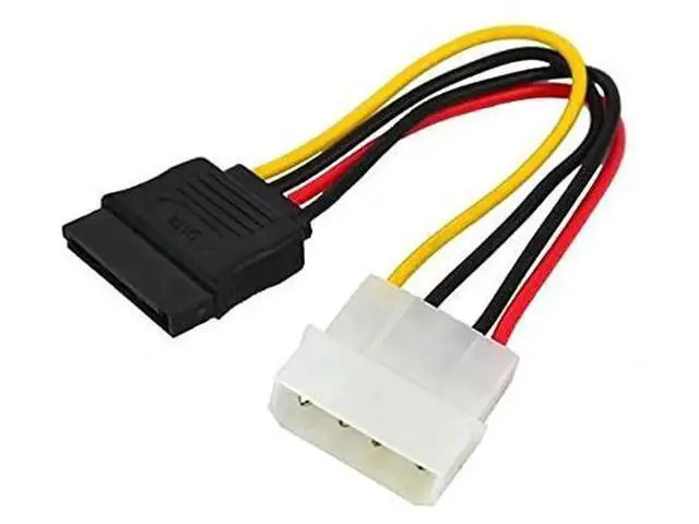 Alt view image 6 of 6 - Red Metal 2.5" to 3.5" HDD Mounting Bracket with SATA 3 Cable & 4Pin IDE to SATA Power Cord