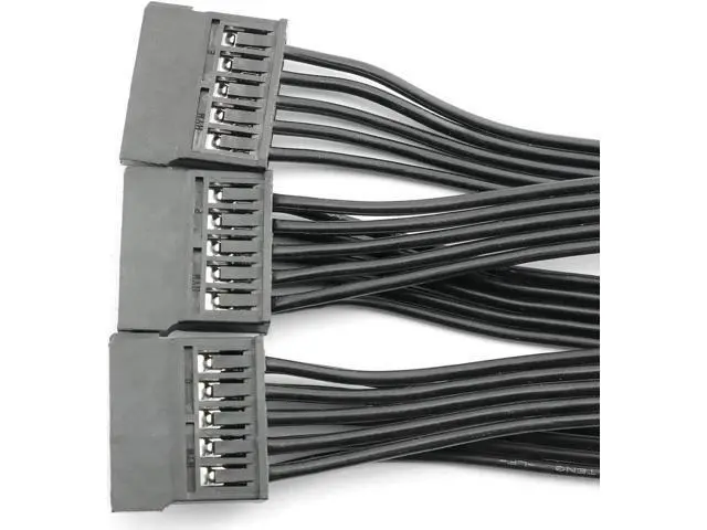 Alt view image 2 of 6 - 24-inch (60CM) 15Pin SATA Power Splitter Cable, 1 Male to 5 Female SATA Power Extension Cord for HDD & SSD