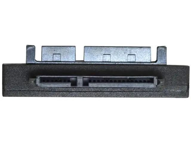 Alt view image 4 of 7 - 90 Degree Down Angled SATA 22Pin Male to Female Extension Adapter, 7+15 SATA Right Angle Connector
