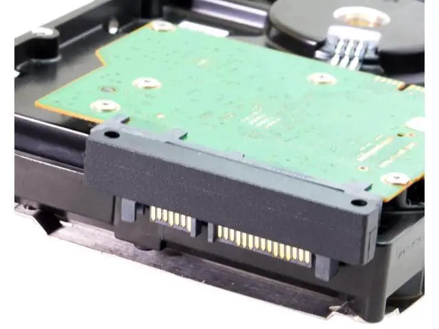 Alt view image 6 of 7 - 90 Degree Down Angled SATA 22Pin Male to Female Extension Adapter, 7+15 SATA Right Angle Connector