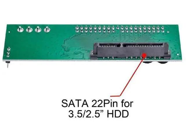 Alt view image 5 of 7 - SATA HDD to 40Pin IDE/PATA Desktop Motherboard Converter PCB Adapter, Compatible with 2.5" & 3.5" SATA SSD/HDD