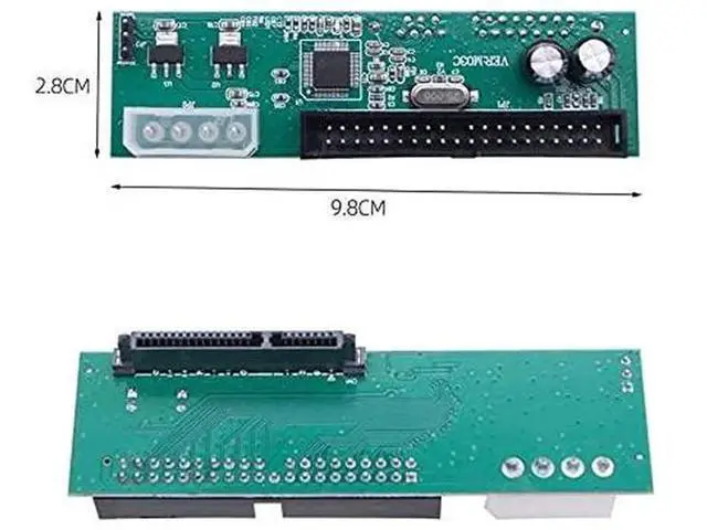 Alt view image 3 of 7 - SATA HDD to 40Pin IDE/PATA Desktop Motherboard Converter PCB Adapter, Compatible with 2.5" & 3.5" SATA SSD/HDD