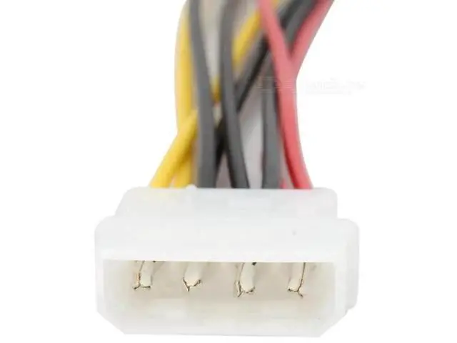 Alt view image 4 of 7 - 15cm IDE 4Pin to Dual 15Pin SATA Power Y Splitter Cable, 1-to-2 SATA Power Extension Cord for HDD & SSD