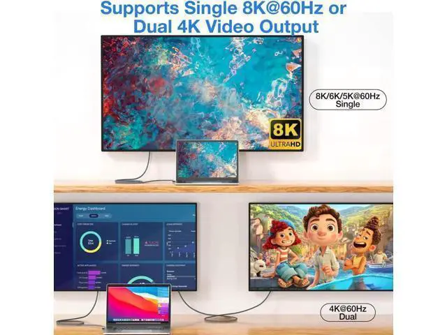 Alt view image 2 of 7 - Right Angle USB4 Type-C to C Nylon Braided Cable 1.6FT, 40Gbps Data, 8K UHD Video & 240W PD Fast Charging Cord Compatible with Thunderbolt 3/4, MacBook, iPad, Oculus Quest