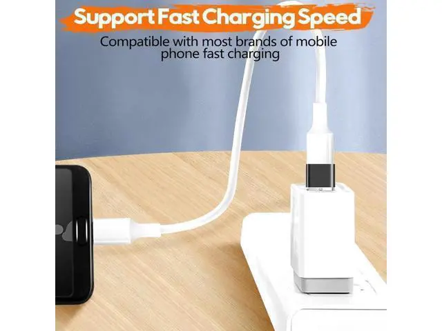 Alt view image 4 of 7 - Black 4-Pack USB Adapter Set: 2×USB-C Male to USB-A Female + 2×USB-A Male to USB-C Female | High-Speed Data & Fast Charging Converter