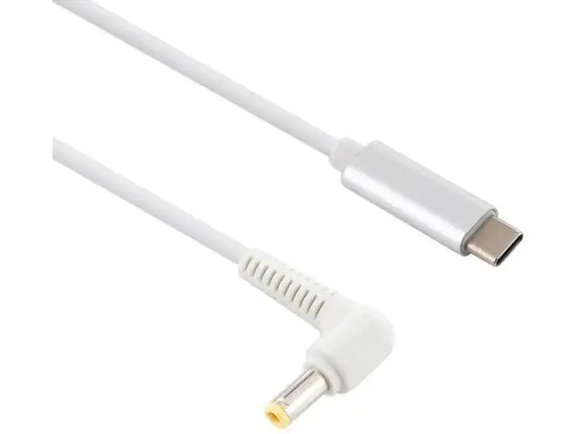 Alt view image 3 of 5 - 1.5M USB-C PD to DC 5.5×2.5mm Trigger Charging Cable for DC-Powered Laptops & Electronics